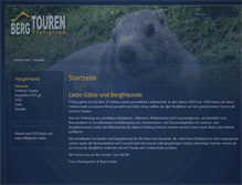 Tablet Screenshot of berg-touren.ch